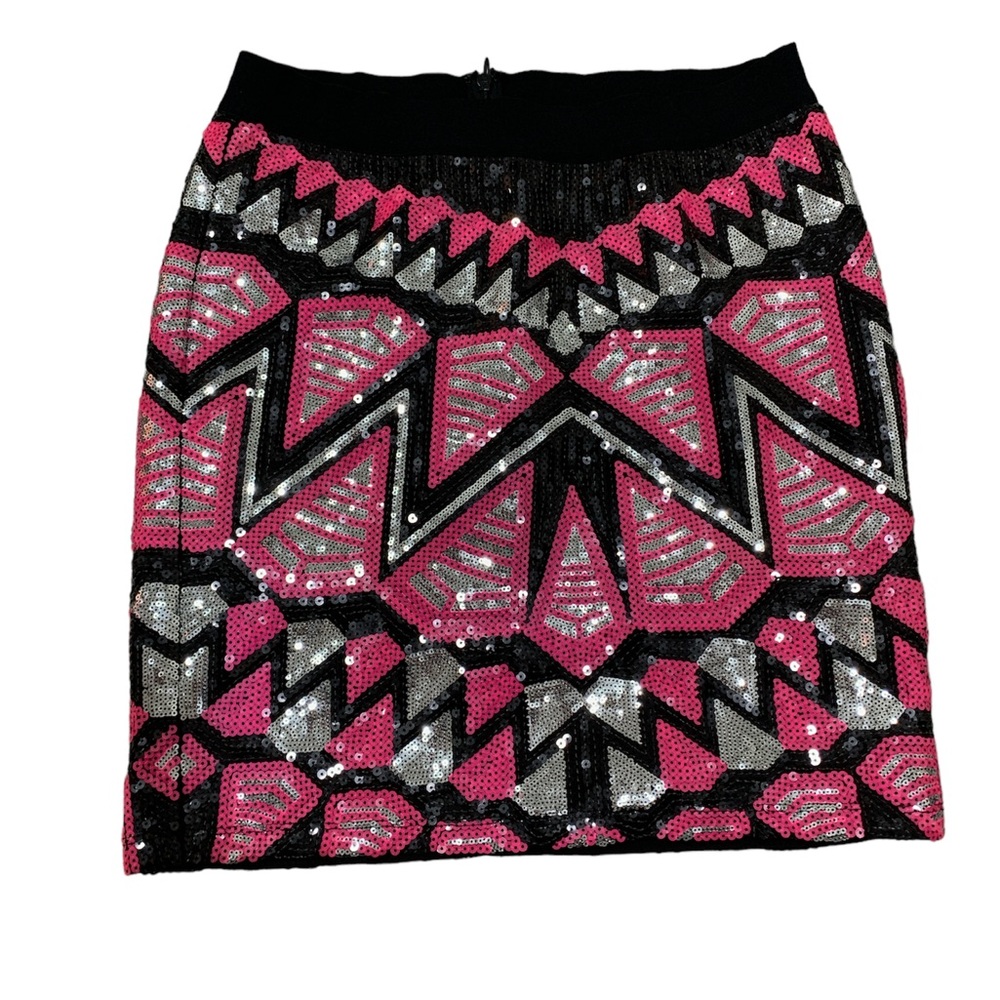 Bebe Sequin Skirt sz M